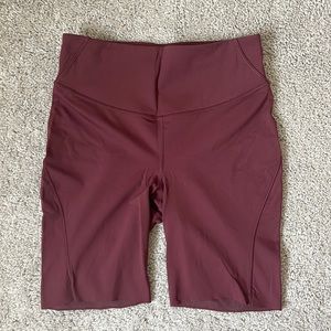 Lululemon biker shorts size 8